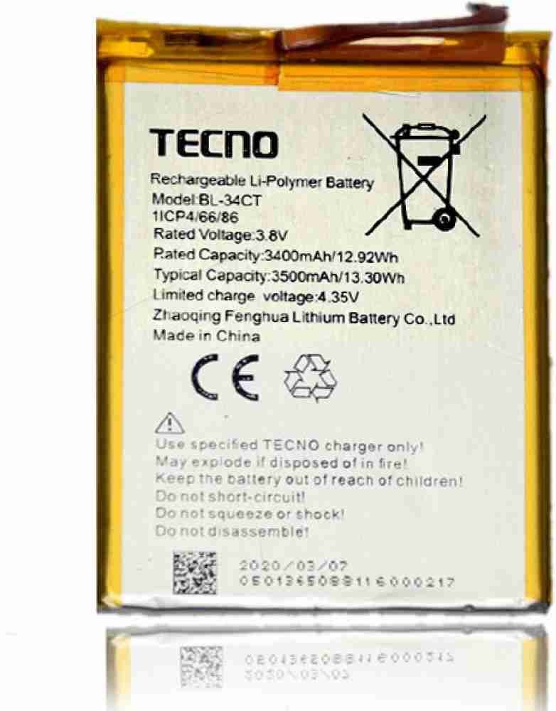 Tecno Spark 30 Pro Battery Replacement